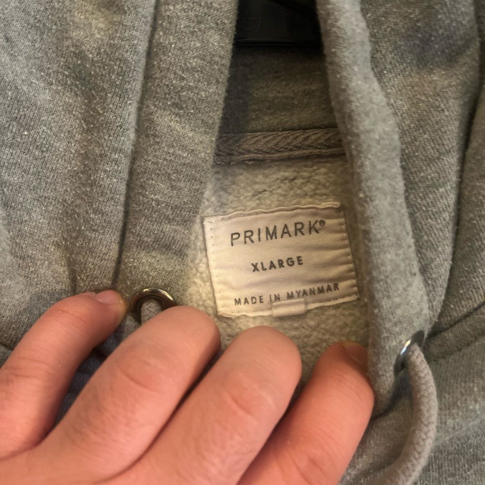 Gray Hoodie with Red Accents - Picture 2 of 3